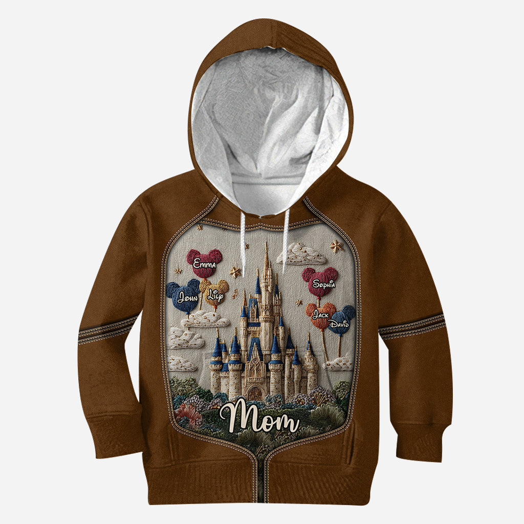 Personalized Mom Hoodie and Leggings Set Custom Names Gift Hoodie & Leggings GradoCreations