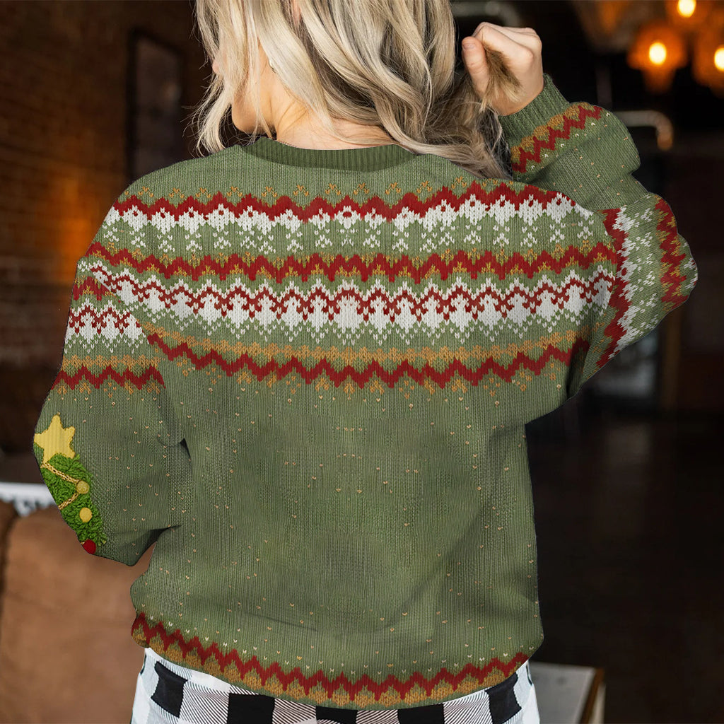 Personalized Grinch Couple Ugly Christmas Sweater Gift Ugly Sweater GradoCreations