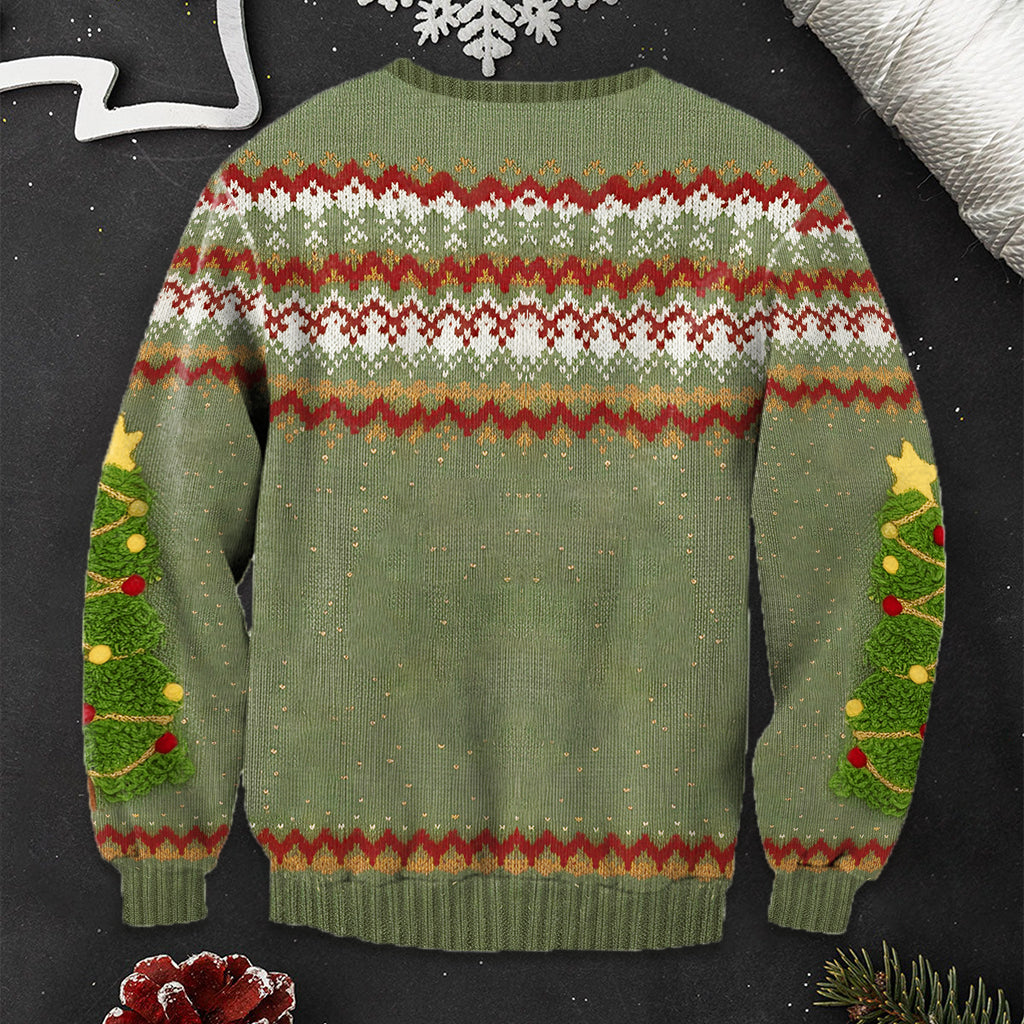 Personalized Grinch Couple Ugly Christmas Sweater Gift Ugly Sweater GradoCreations