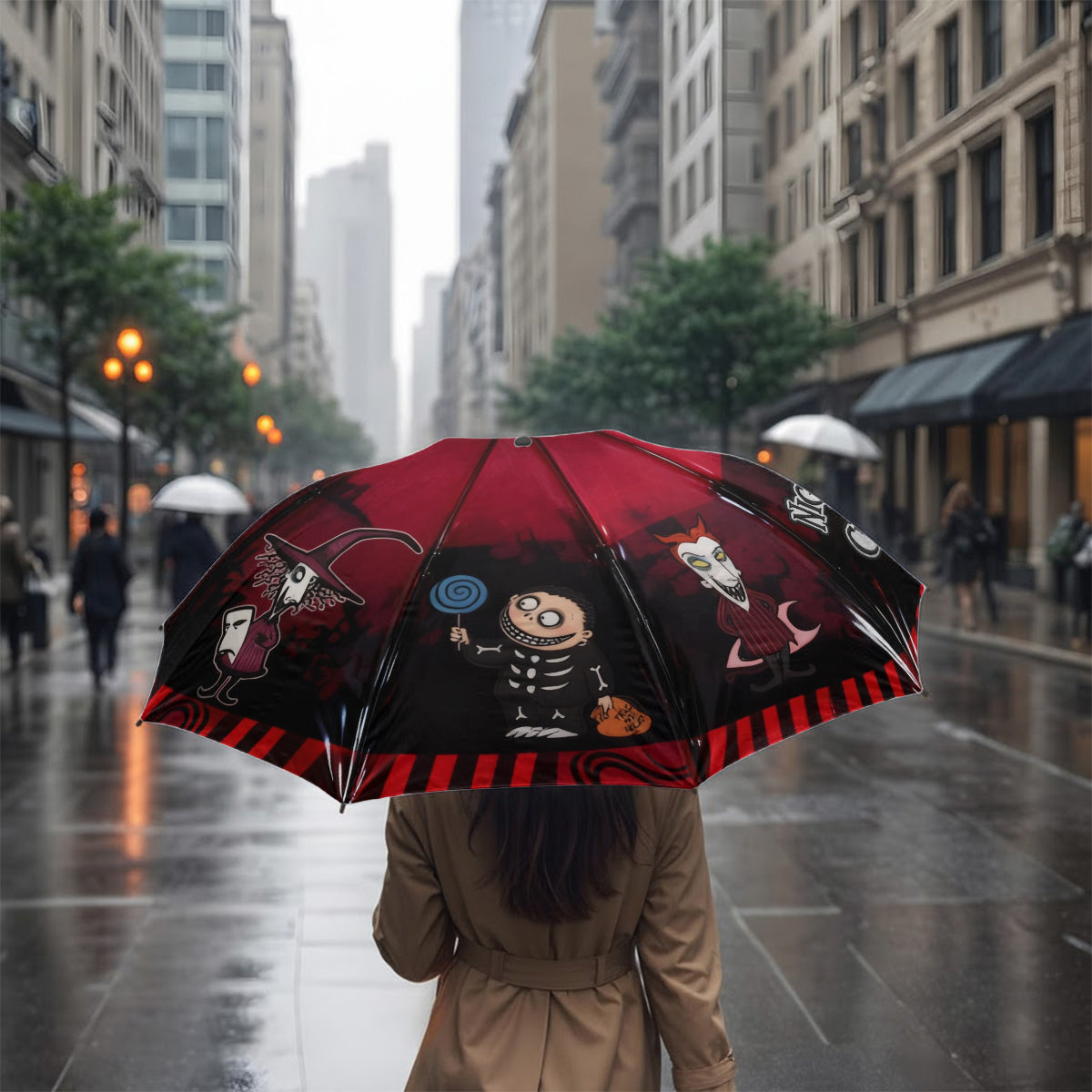 Personalized Nightmare Before Christmas Umbrella Customized Gift Umbrella GradoCreations