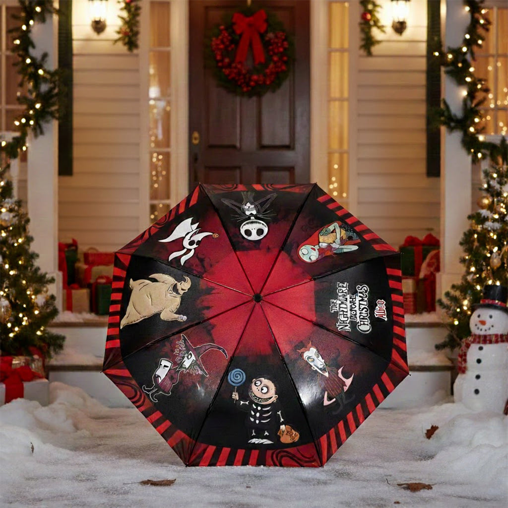 Personalized Nightmare Before Christmas Umbrella Customized Gift Umbrella GradoCreations