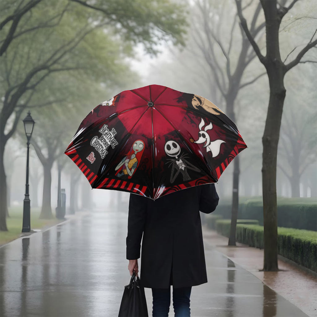 Personalized Nightmare Before Christmas Umbrella Customized Gift Umbrella GradoCreations