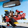 Personalized Mouse Plane Car Ornament Custom Name Gift Car Ornament GradoCreations