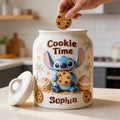 Personalized Ceramic Ohana Cookie Jar Custom Name Gift for Kids Cookie Jar GradoCreations