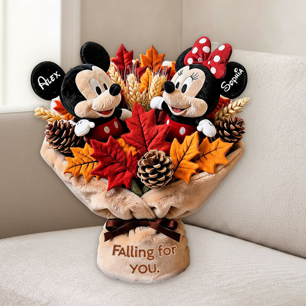 Personalized Autumn Vibes Shaped Pillow Gift for Couples Pillow GradoCreations