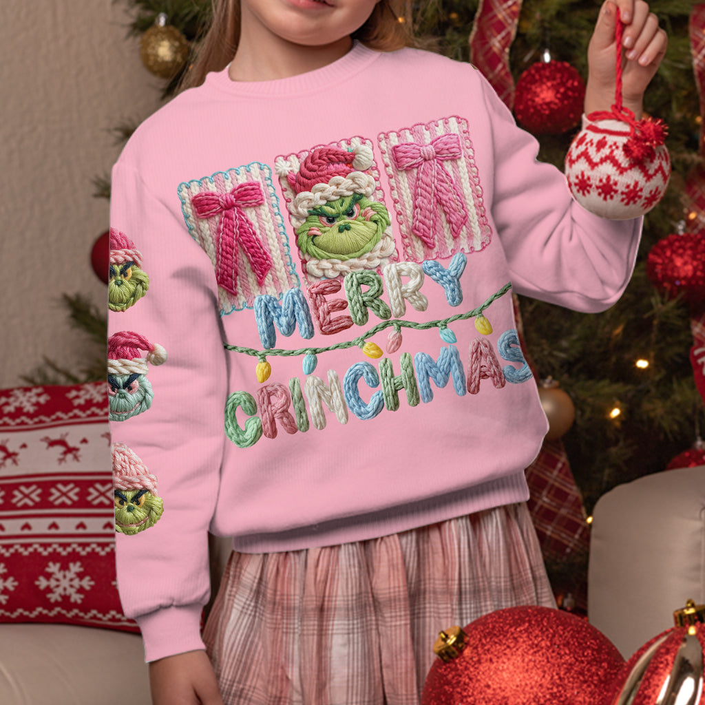 Personalized Merry Grinchmas Ugly Sweater for Christmas Gift Ugly Sweater GradoCreations