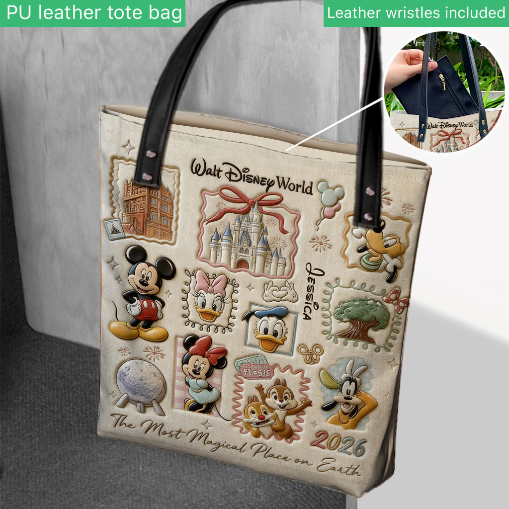 Personalized Dream Trip Tote Bag Custom Name Gift Idea Tote Bag GradoCreations