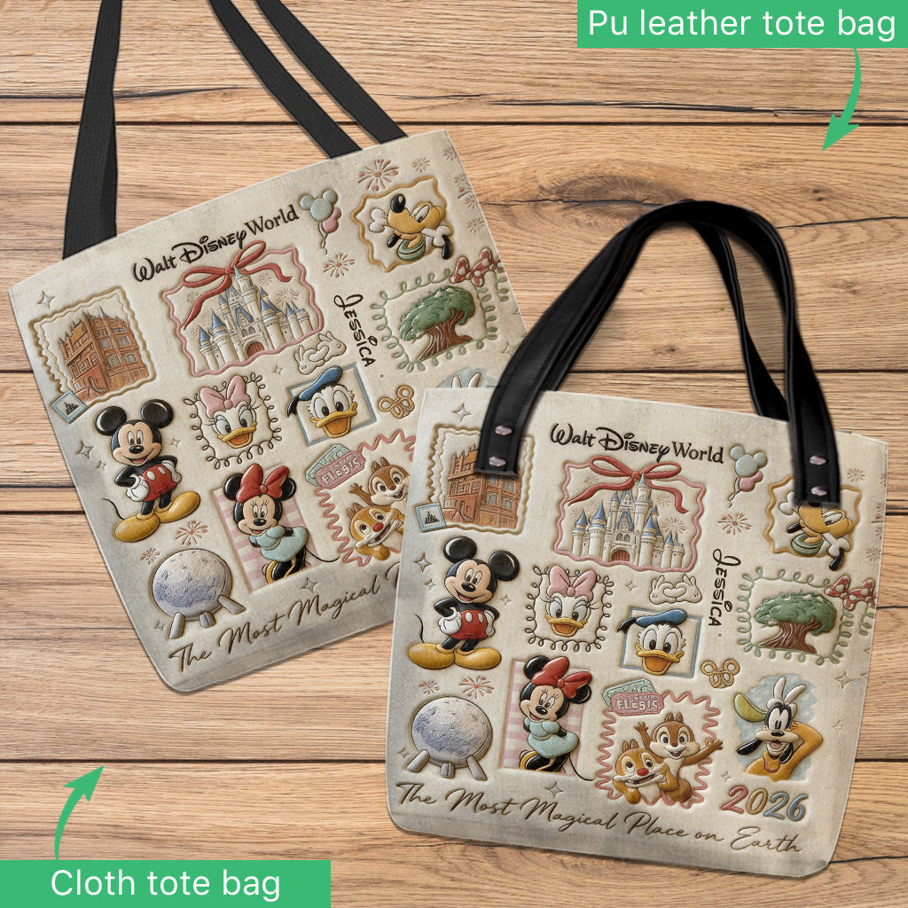 Personalized Dream Trip Tote Bag Custom Name Gift Idea Tote Bag GradoCreations