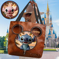 Personalized Stitch Tote Bag with Custom Name for Disney Fans Tote Bag GradoCreations