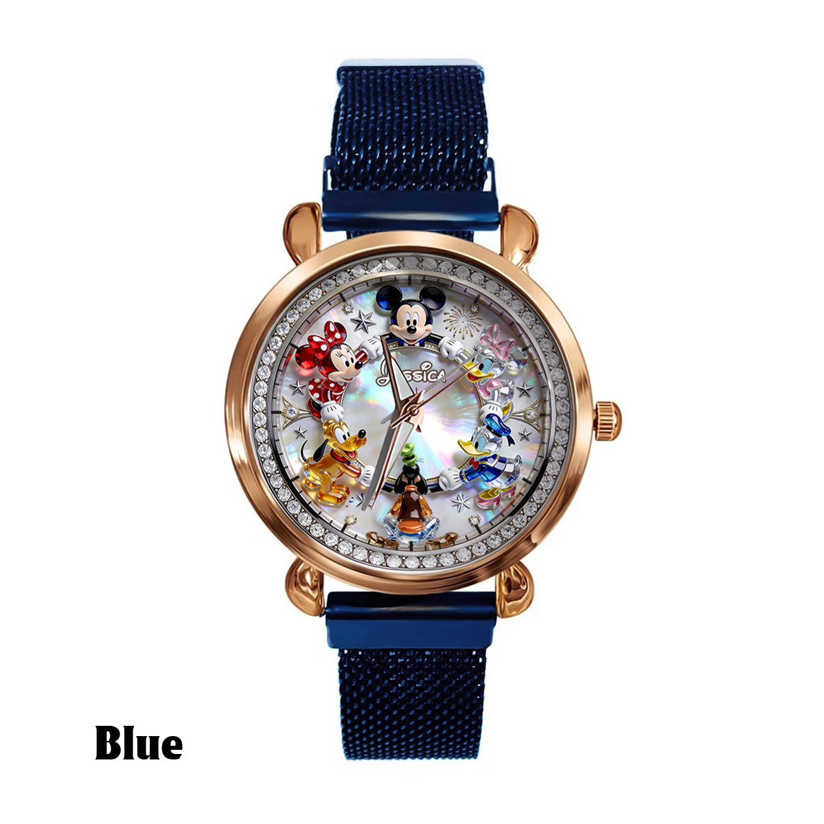 Personalized Disney Character Women’s Hand Watch Custom Name Gift Women Hand Watch GradoCreations