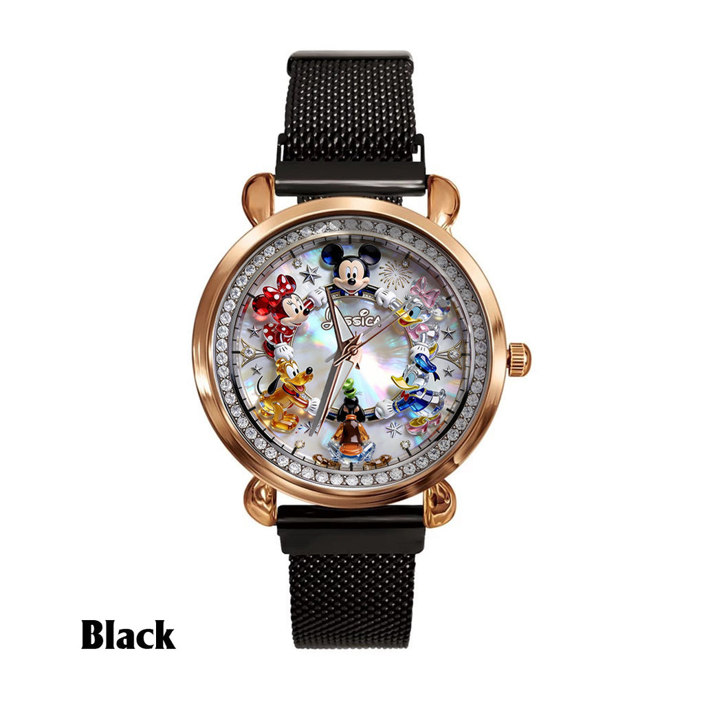 Personalized Disney Character Women’s Hand Watch Custom Name Gift Women Hand Watch GradoCreations