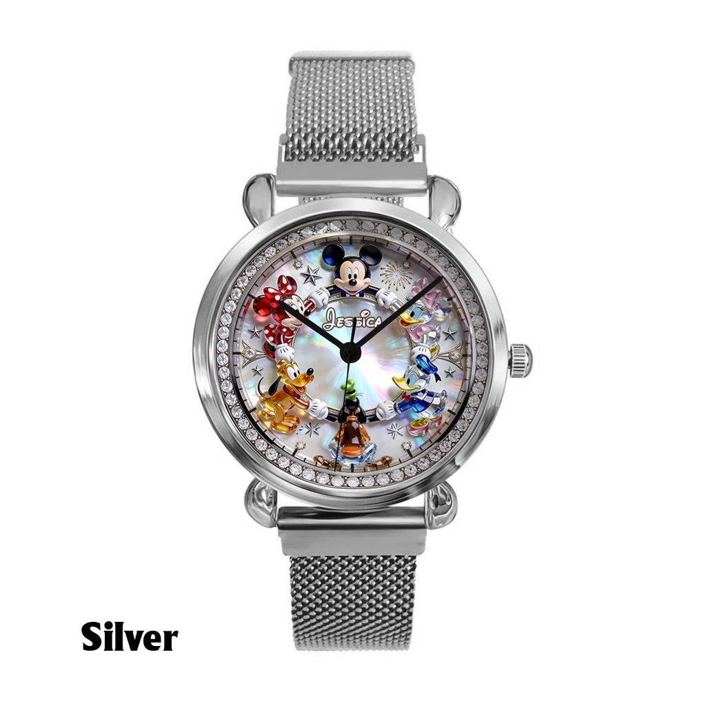Personalized Disney Character Women’s Hand Watch Custom Name Gift Women Hand Watch GradoCreations