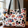 Personalized 4th of July Mickey Mouse Tote Bag for Kids Tote Bag GradoCreations