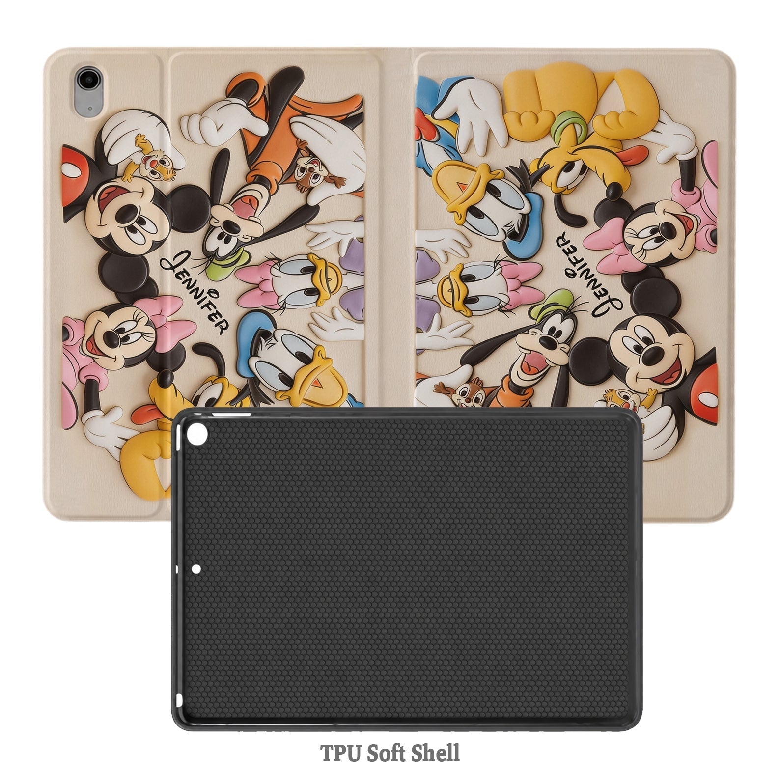 Personalized Disney iPad Tablet Cover with Pen Slot for Kids Tablet Cover With Pen Slot GradoCreations