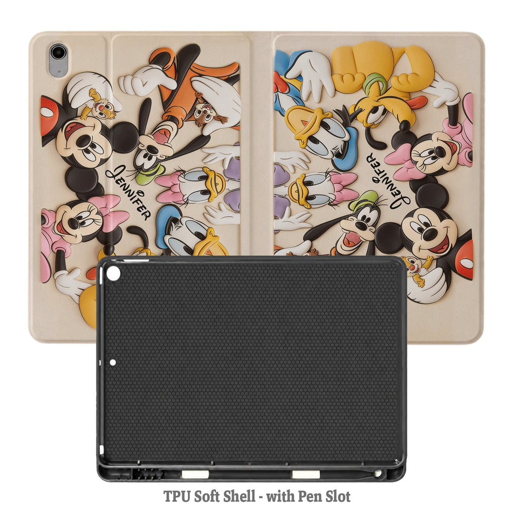 Personalized Disney iPad Tablet Cover with Pen Slot for Kids Tablet Cover With Pen Slot GradoCreations