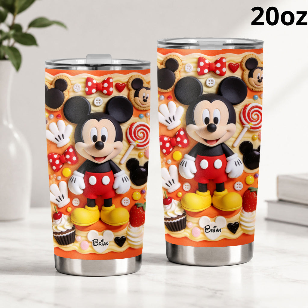 Personalized Mickey Mouse Tumbler Custom Name Gift for Kids Tumbler GradoCreations