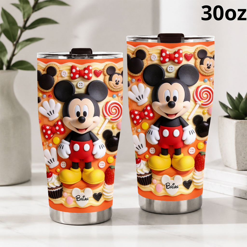 Personalized Mickey Mouse Tumbler Custom Name Gift for Her Tumbler GradoCreations