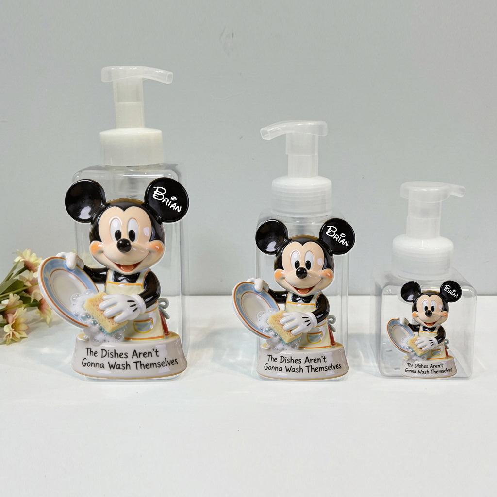 Personalized Mouse Pump Dispenser for Kitchen with Custom Name Pump Dispenser GradoCreations