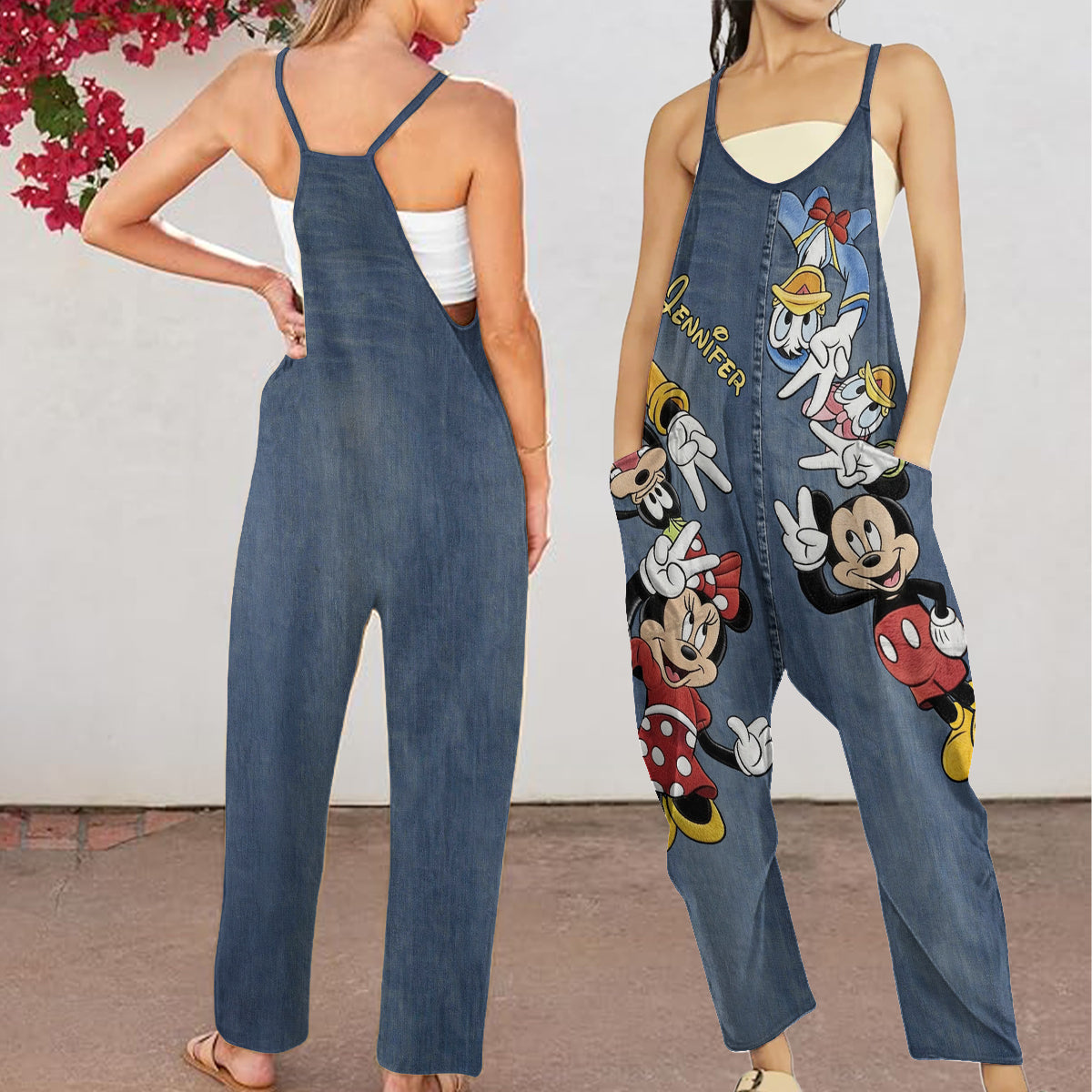 Personalized 3D Cartoon Overalls for Kids and Adults | Unique Gift Loose-Fit Overalls/ Rompers GradoCreations