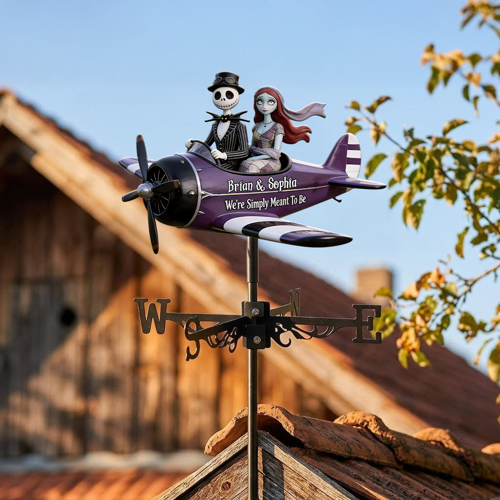 Personalized Nightmare Weather Vane Custom Name Outdoor Decor Gift Weather Vane GradoCreations