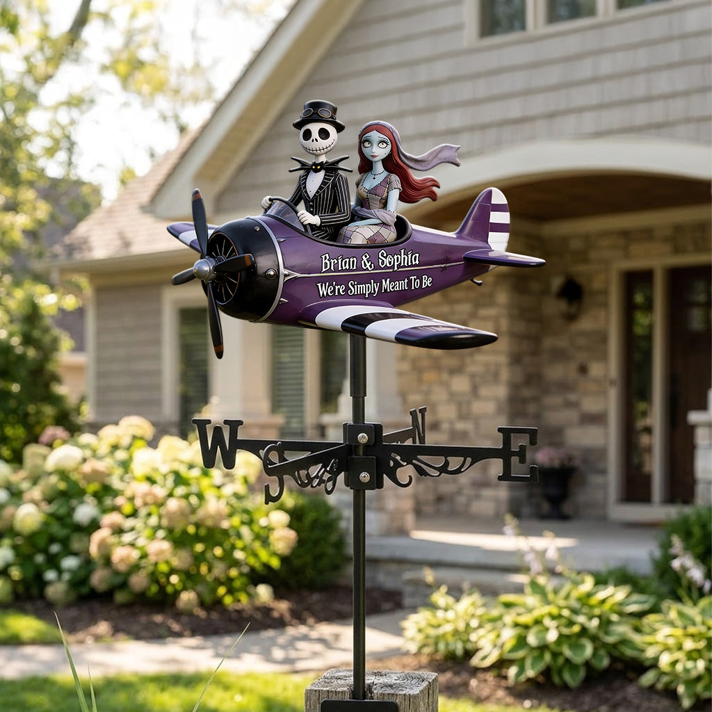Personalized Nightmare Weather Vane Custom Name Outdoor Decor Gift Weather Vane GradoCreations