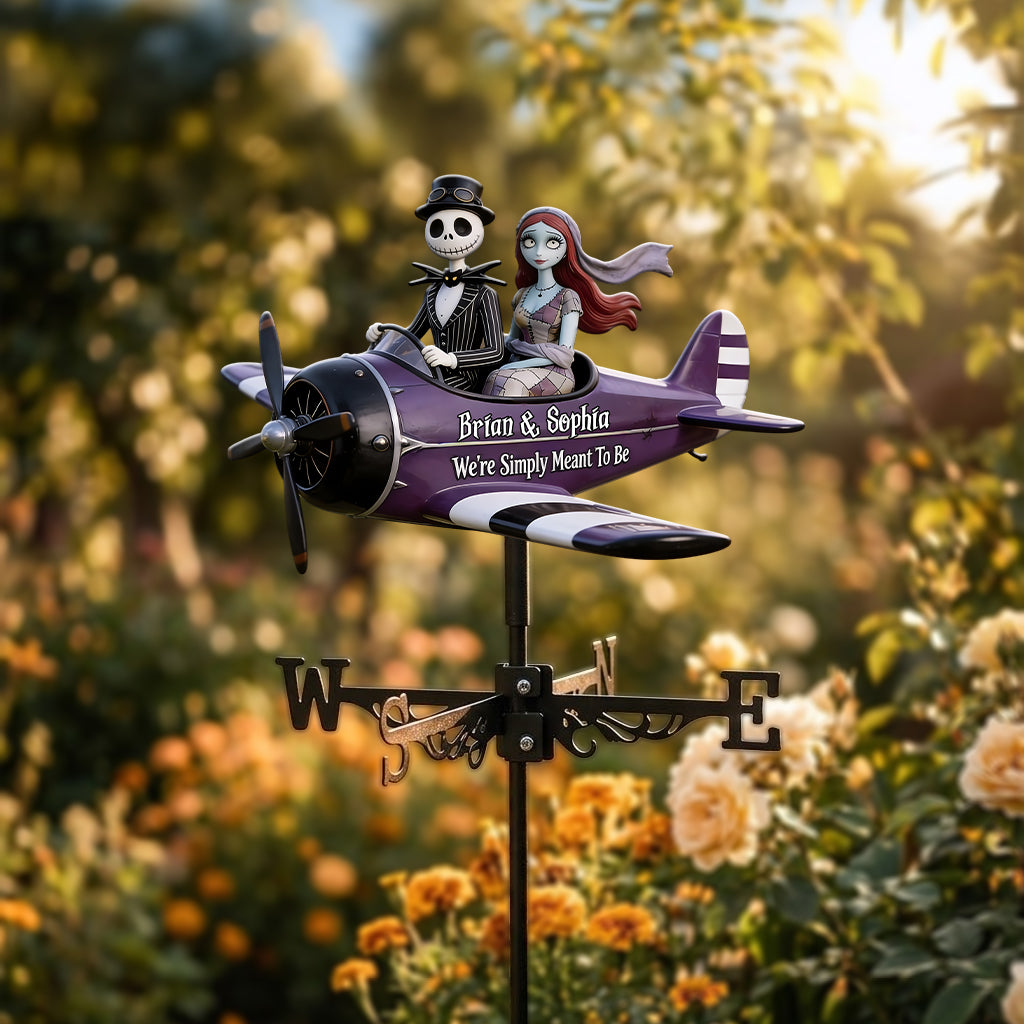 Personalized Nightmare Weather Vane Custom Name Outdoor Decor Gift Weather Vane GradoCreations