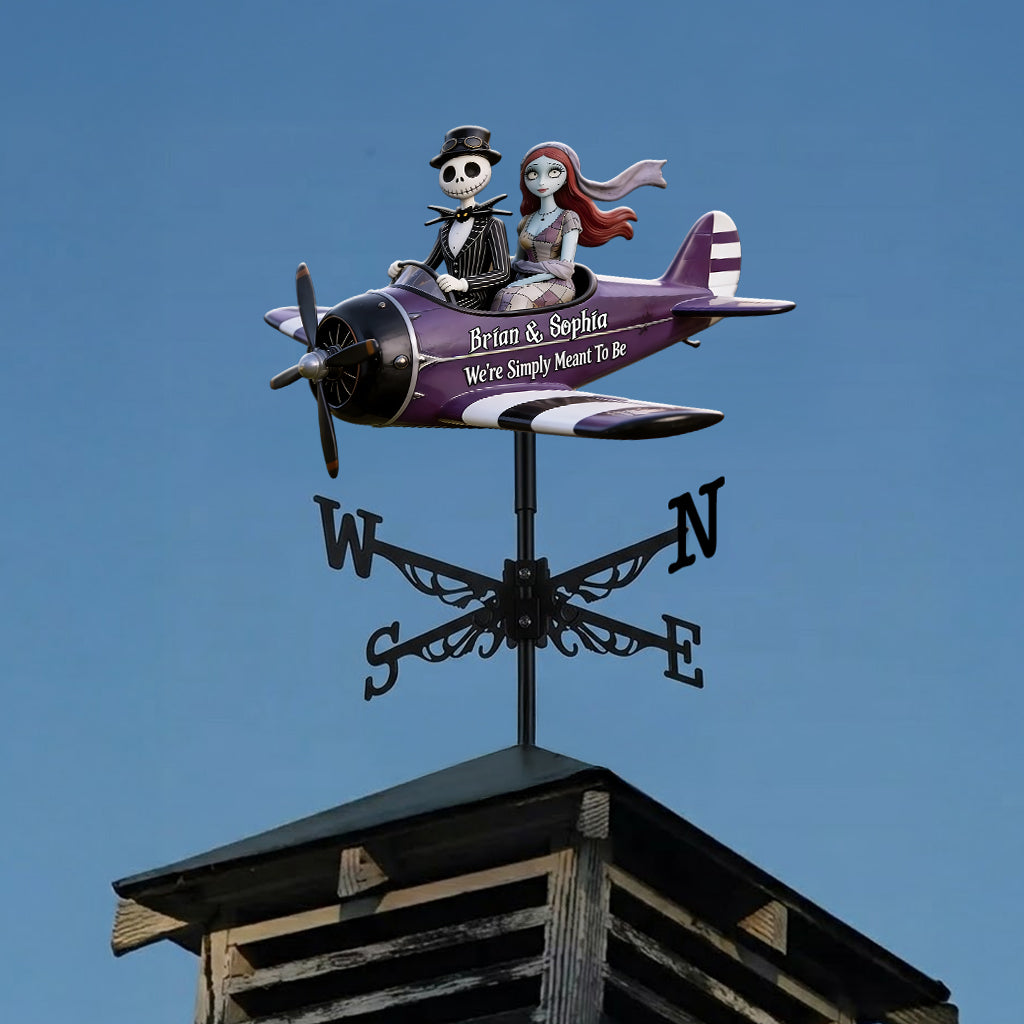 Personalized Nightmare Weather Vane Custom Name Outdoor Decor Gift Weather Vane GradoCreations
