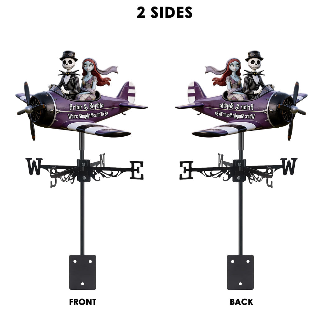 Personalized Nightmare Weather Vane Custom Name Outdoor Decor Gift Weather Vane GradoCreations