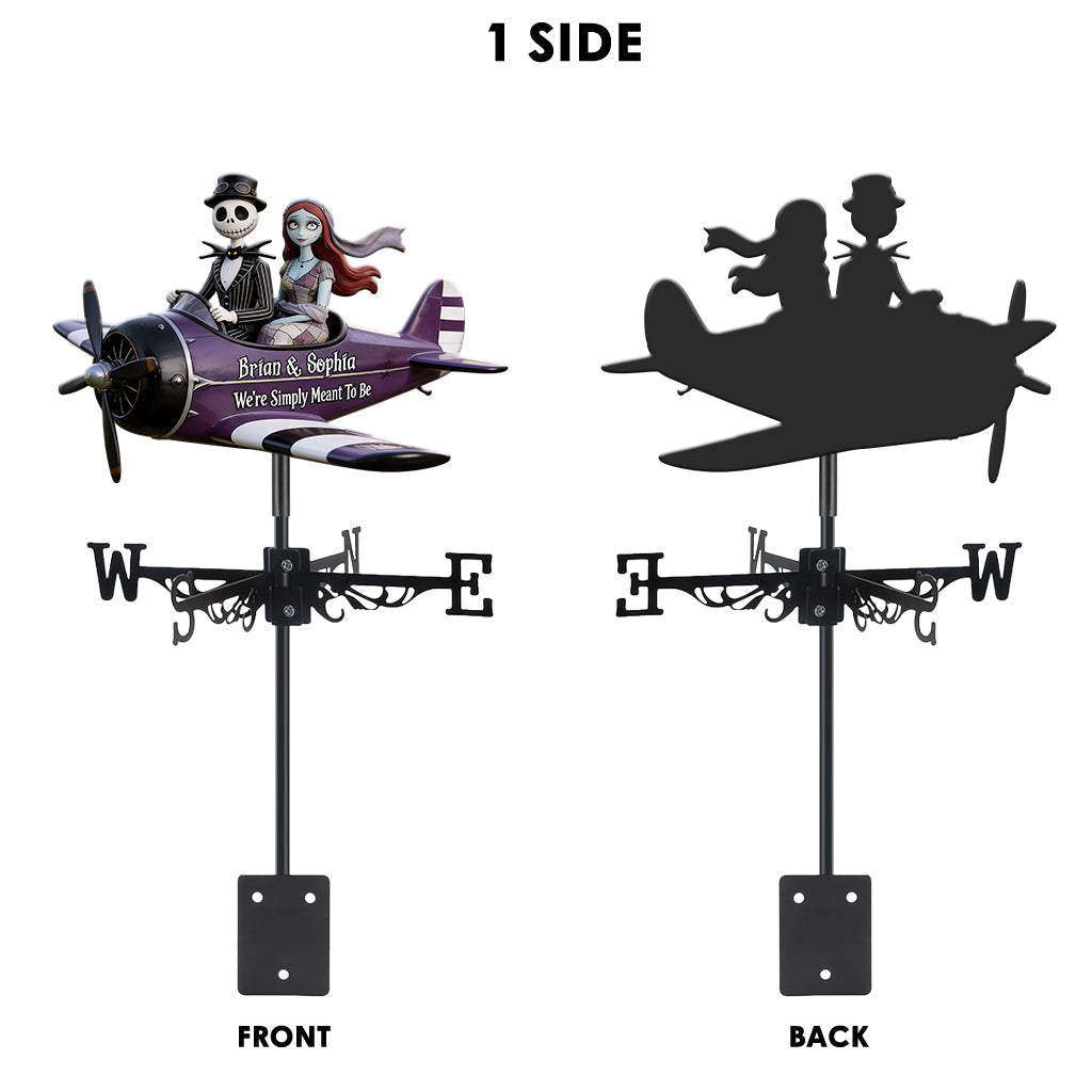 Personalized Nightmare Weather Vane Custom Name Outdoor Decor Gift Weather Vane GradoCreations
