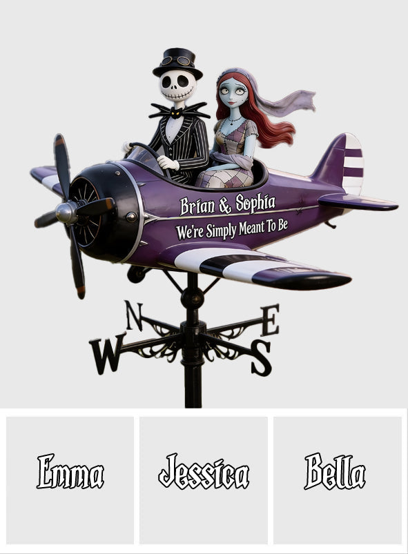 Personalized Nightmare Weather Vane Custom Name Outdoor Decor Gift Weather Vane GradoCreations
