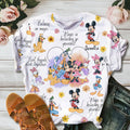 Personalized Disney All Over Shirt Custom Name for Kids All Over Shirt GradoCreations