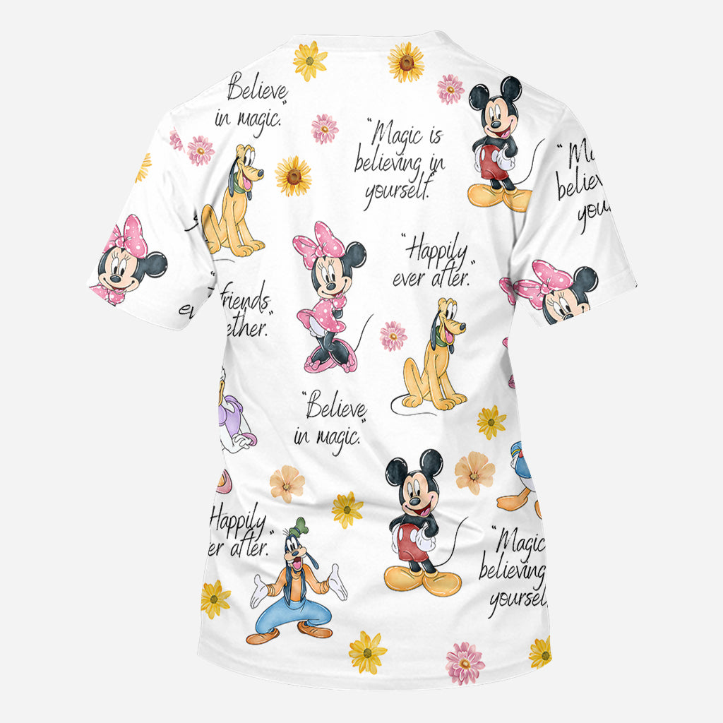 Personalized Disney All Over Shirt Custom Name for Kids All Over Shirt GradoCreations