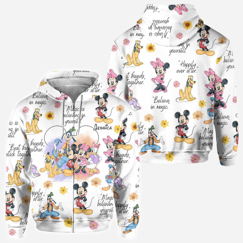 Personalized Disney All Over Shirt Custom Name for Kids All Over Shirt GradoCreations
