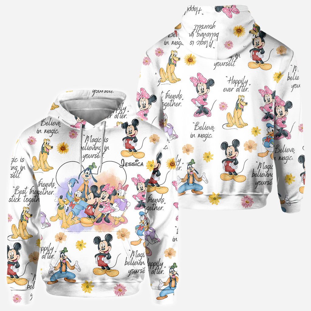 Personalized Disney All Over Shirt Custom Name for Kids All Over Shirt GradoCreations