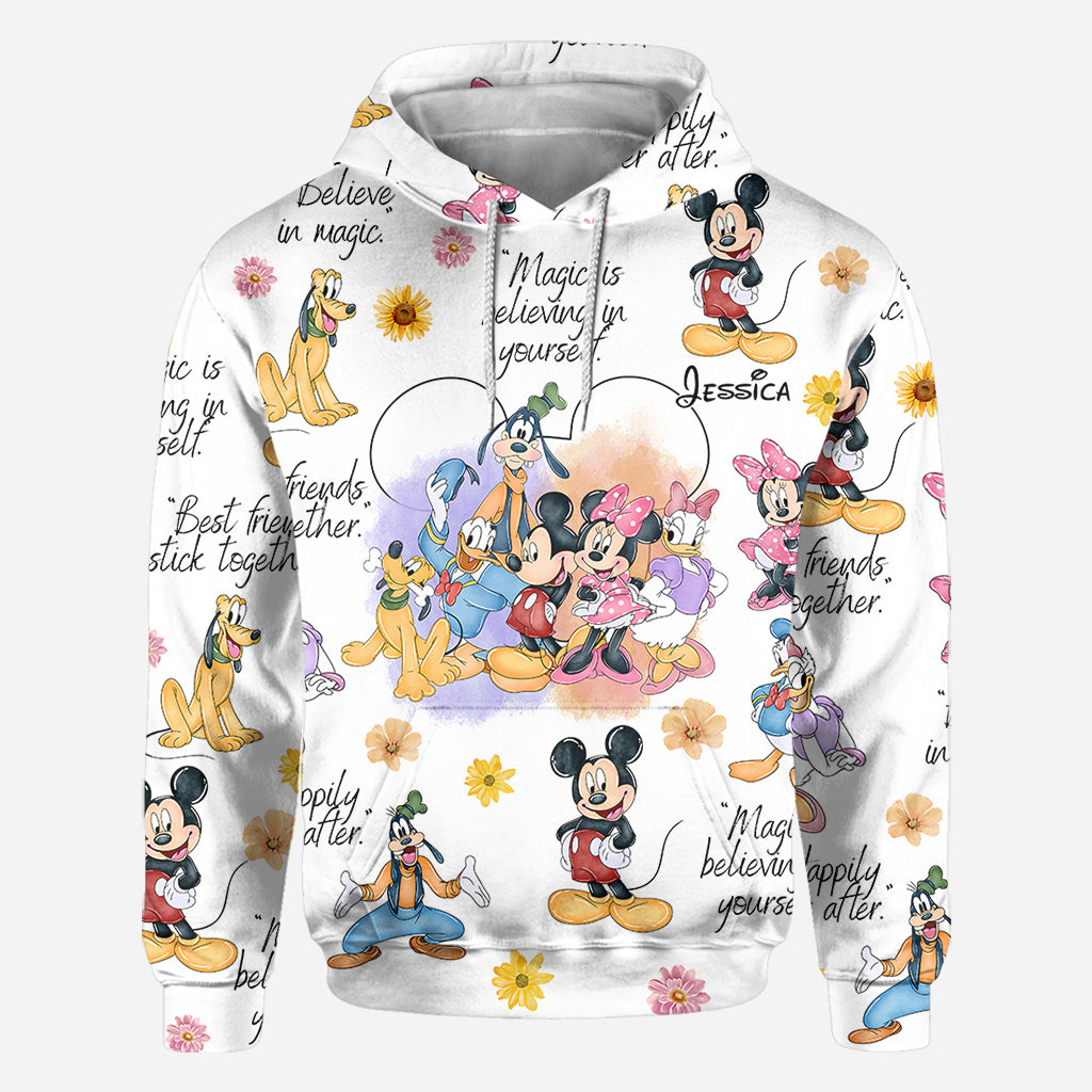 Personalized Disney All Over Shirt Custom Name for Kids All Over Shirt GradoCreations
