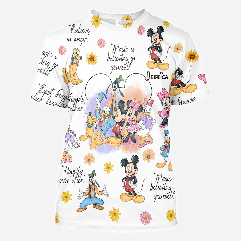 Personalized Disney All Over Shirt Custom Name for Kids All Over Shirt GradoCreations