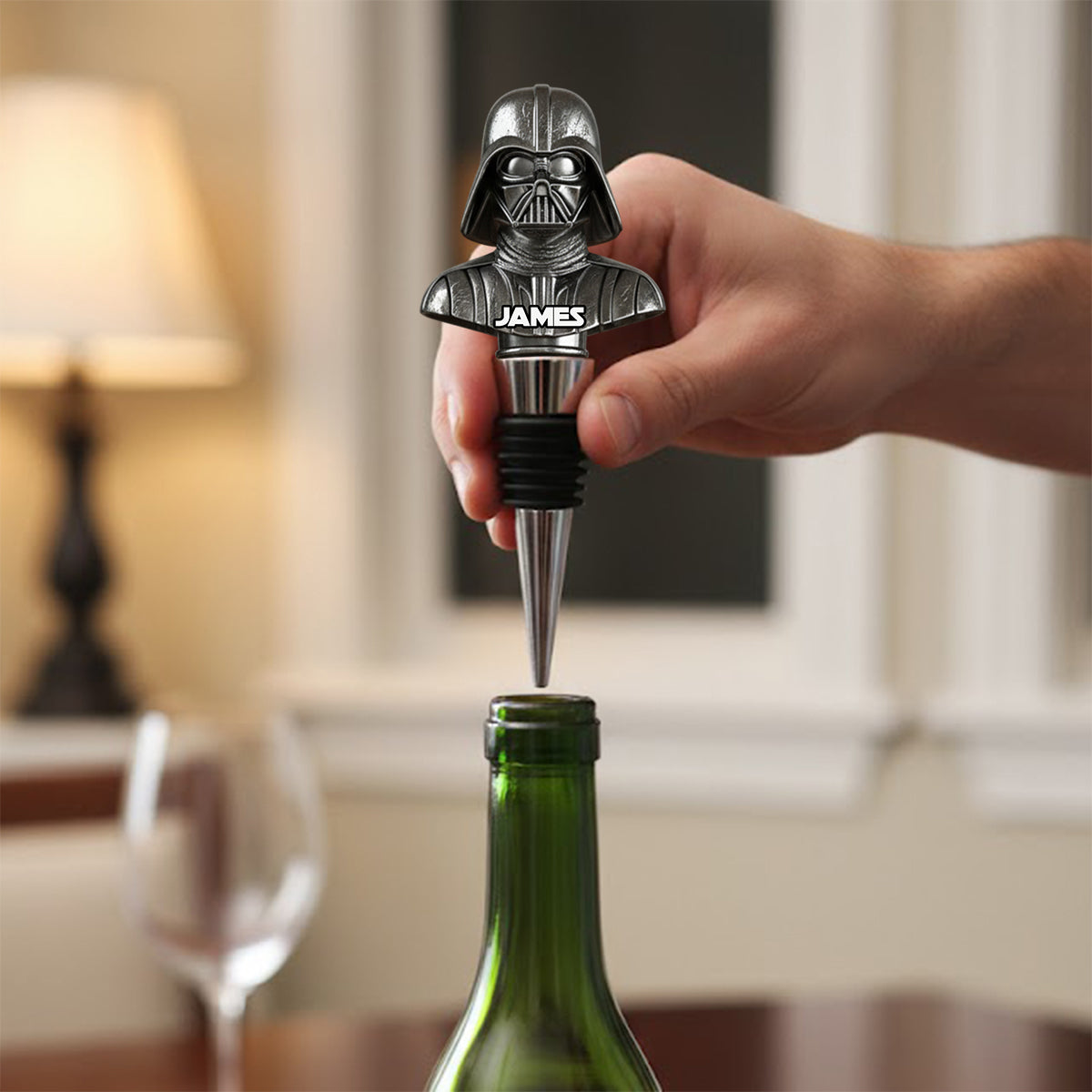Personalized Acrylic Bottle Stopper Custom Character Gift Bottle Stopper GradoCreations