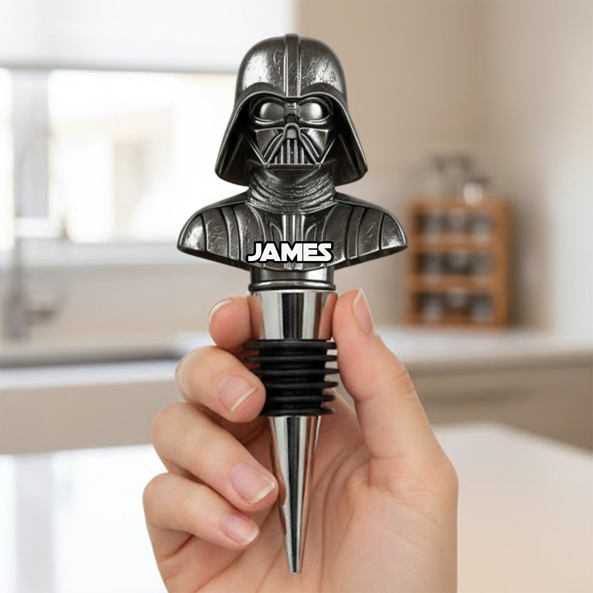 Personalized Acrylic Bottle Stopper Custom Character Gift Bottle Stopper GradoCreations