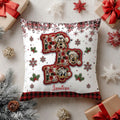 Personalized Cartoon Mouse Throw Pillow Custom Name Gift for Christmas Throw Pillow GradoCreations