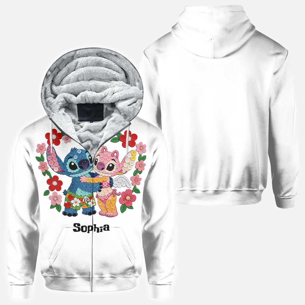 Personalized Cartoon Monster Ohana All Over Shirt Gift for Family All Over Shirt GradoCreations