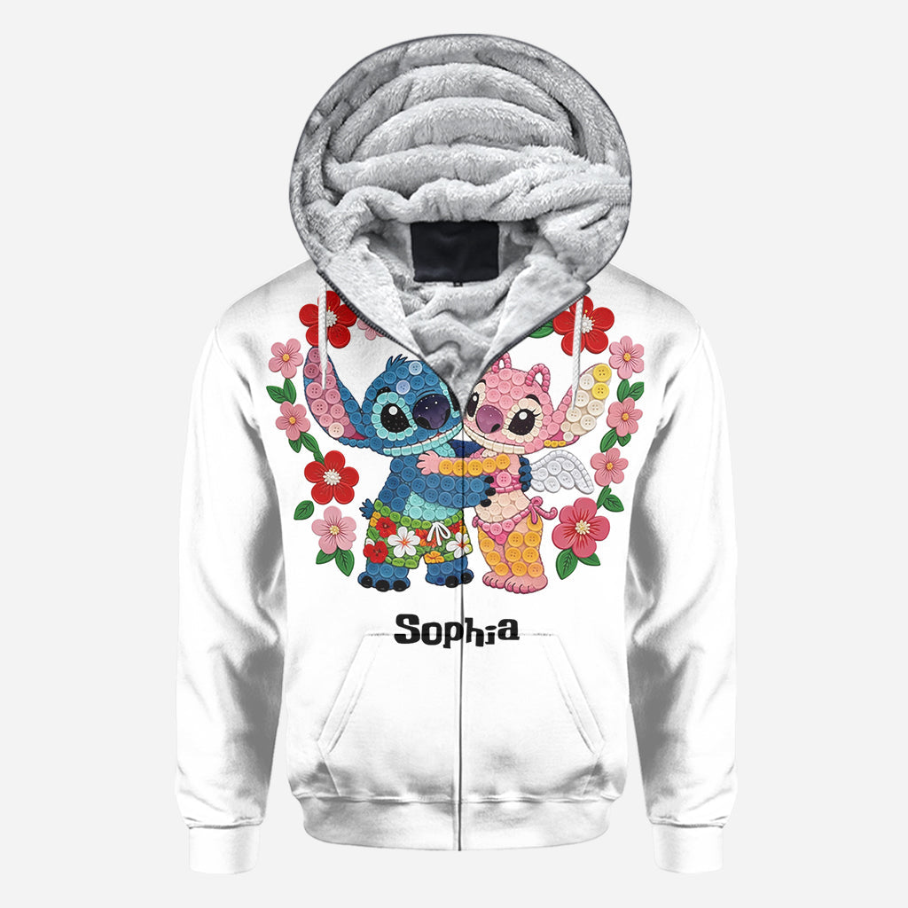 Personalized Cartoon Monster Ohana All Over Shirt Gift for Family All Over Shirt GradoCreations