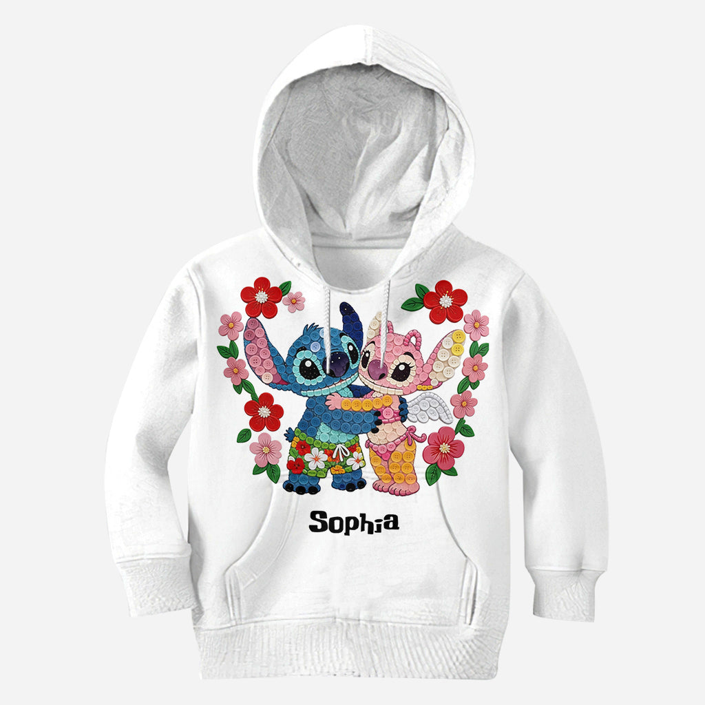 Personalized Cartoon Monster Ohana All Over Shirt Gift for Family All Over Shirt GradoCreations