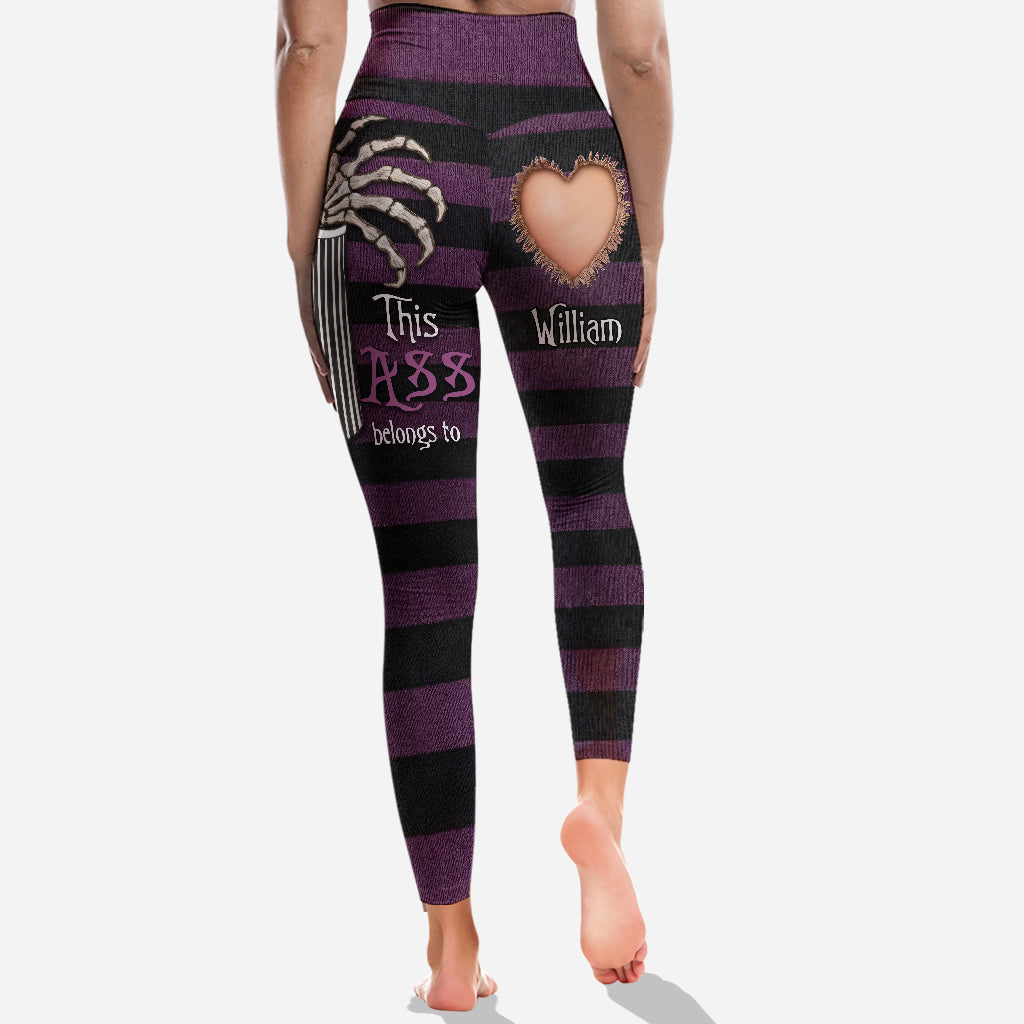Personalized Skeleton Leggings Custom Name Gift for Her Leggings GradoCreations