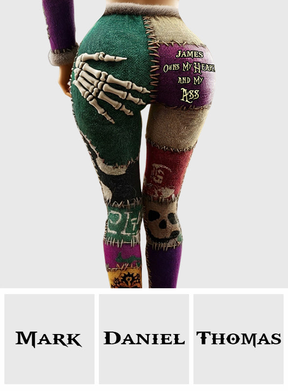 Personalized Nightmare Leggings Custom Name Gift for Her Leggings GradoCreations