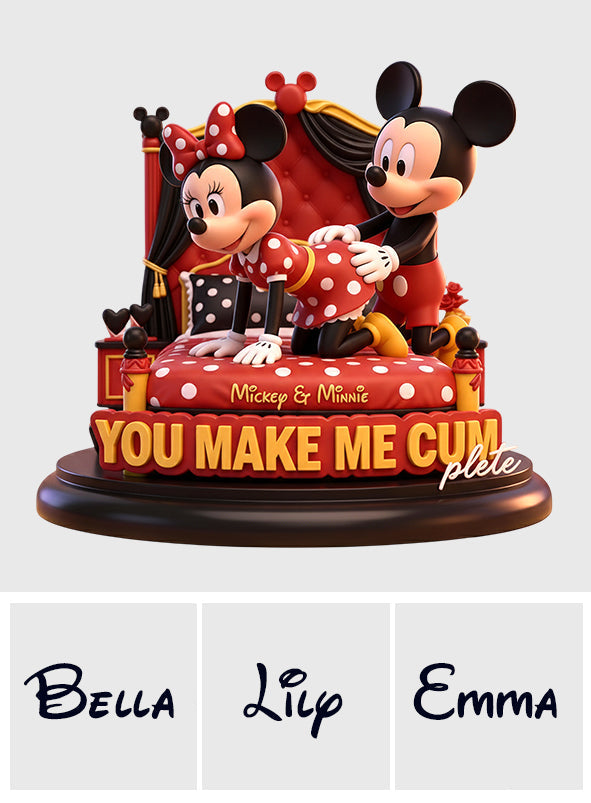 Personalized Cartoon Mouse Couple Acrylic Plaque Gift Custom Shaped Acrylic Plaque GradoCreations