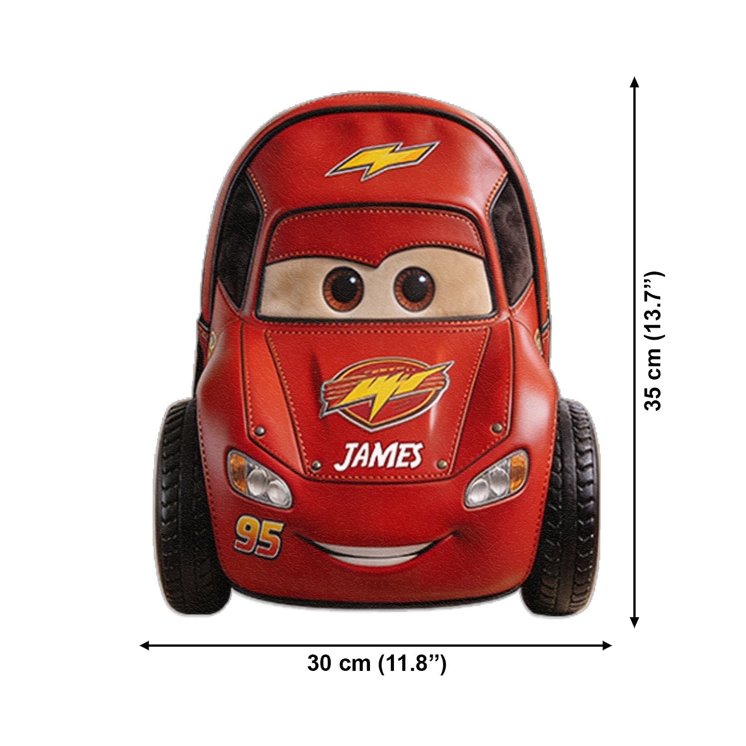 Personalized Kids Racing Car Backpack Changeable Patch Gift Changeable Leather Patch Backpack GradoCreations