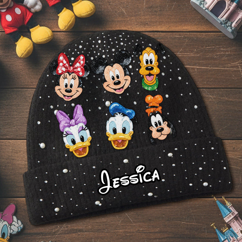 Personalized Disney Friends Beanie Hat Custom Kid/Adult Gift Beanie Hat GradoCreations