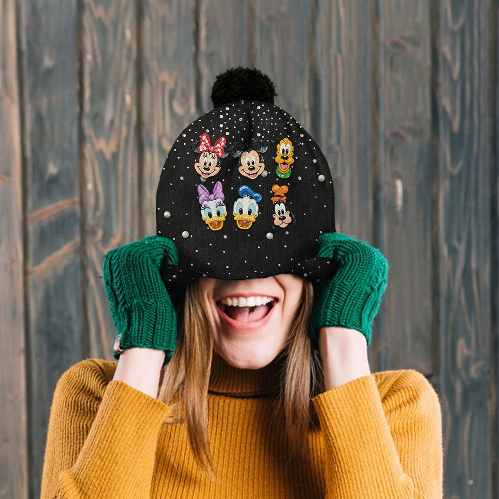 Personalized Disney Friends Beanie Hat Custom Kid/Adult Gift Beanie Hat GradoCreations