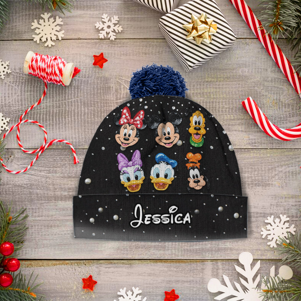 Personalized Disney Friends Beanie Hat Custom Kid/Adult Gift Beanie Hat GradoCreations
