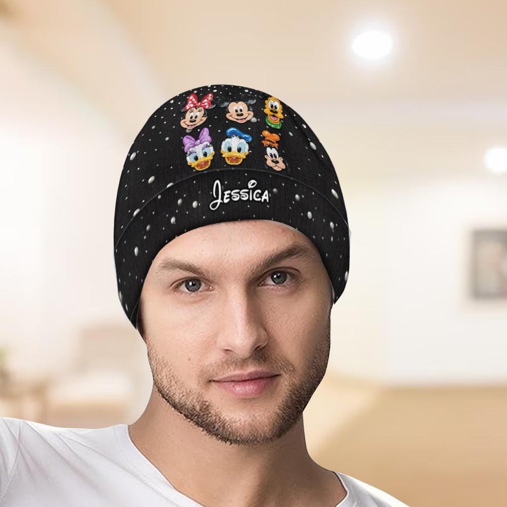 Personalized Disney Friends Beanie Hat Custom Kid/Adult Gift Beanie Hat GradoCreations